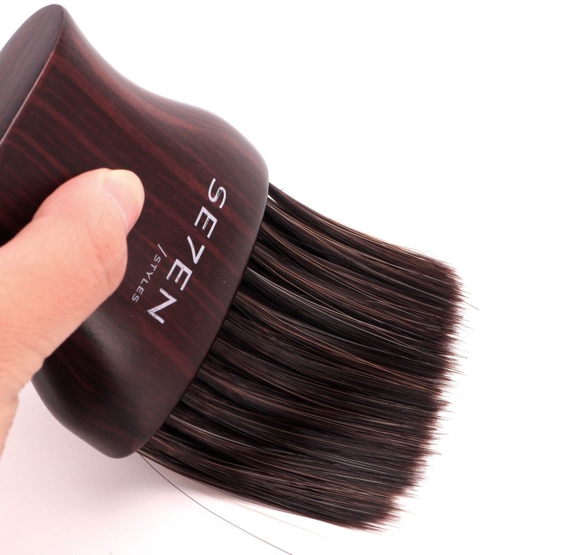  Se7en Styles Dark Wooden Oval Neck Brush 