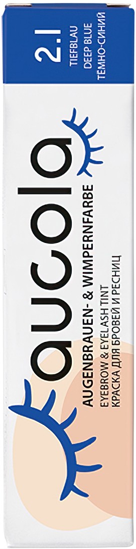  Aucola Eyebrow & eyelash tint 2.1 Deep blue 15 ml 