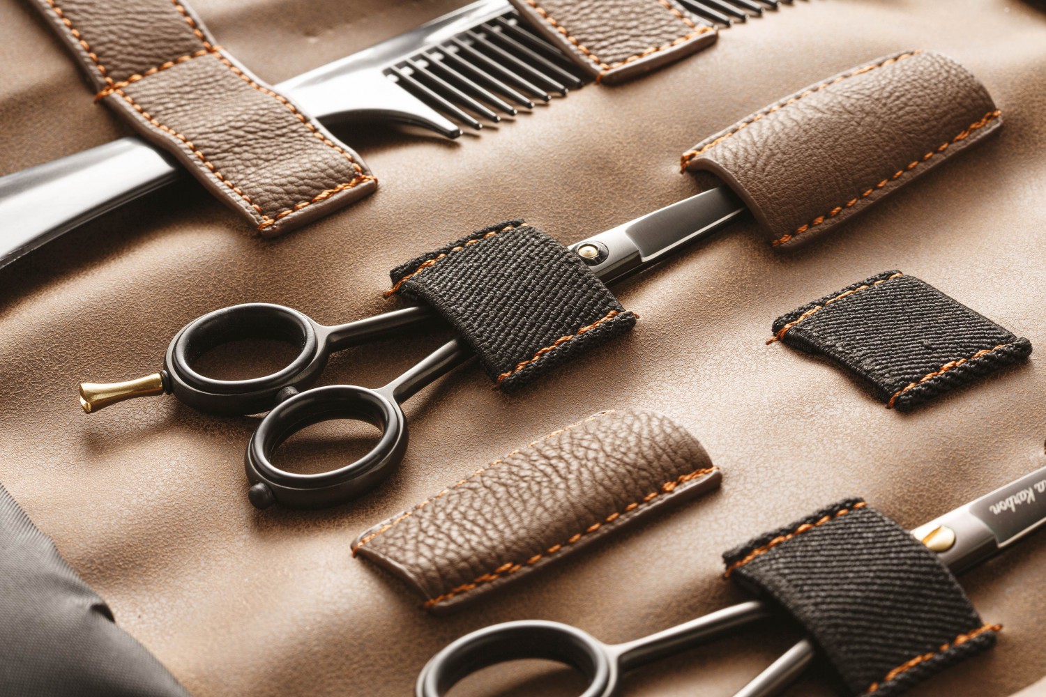  XanitaliaPro Barber Bag Brown barber pouch 