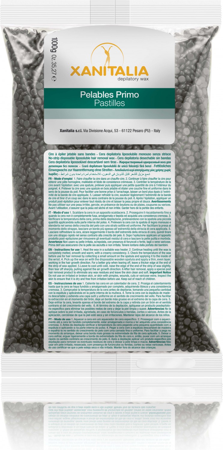  XanitaliaPro Brasilian System Wax Beads Black 1000g 