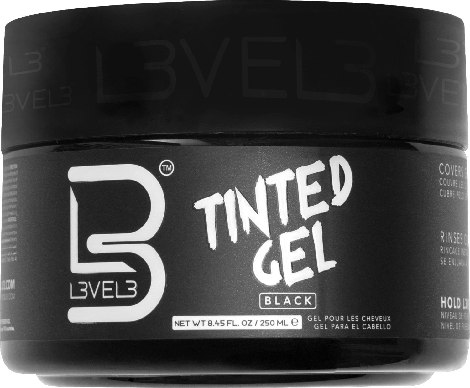  L3VEL3 Tinted Gel Black 250 ml 