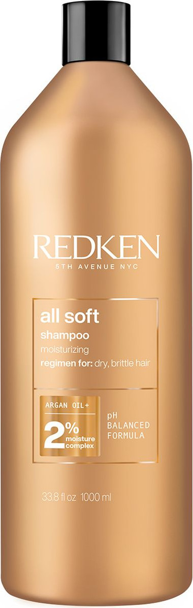  Redken All Soft Shampoo 1000 ml 