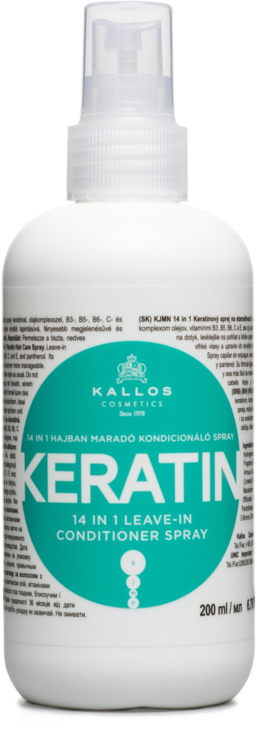  Kallos Keratin 14 In 1 Leave-In Conditioner Spray 200 ml 