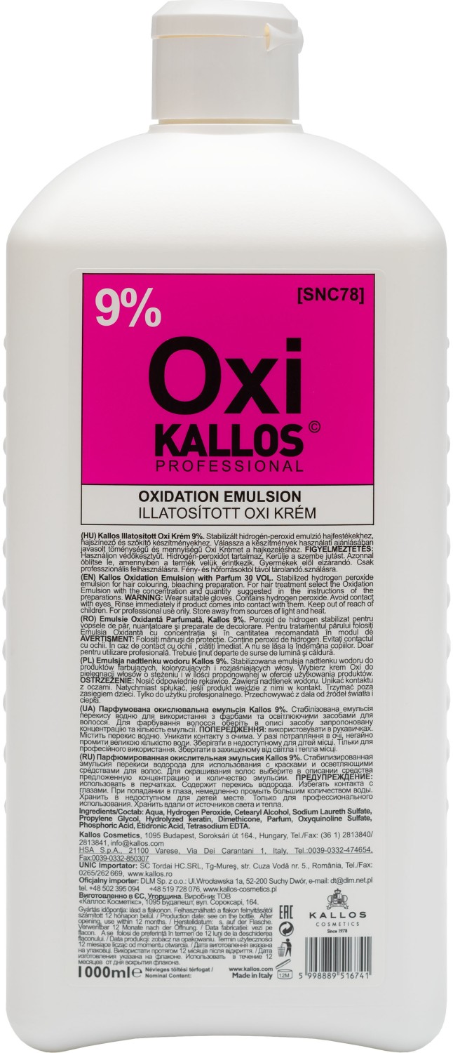  Kallos Oxi 9% 1000 ml 