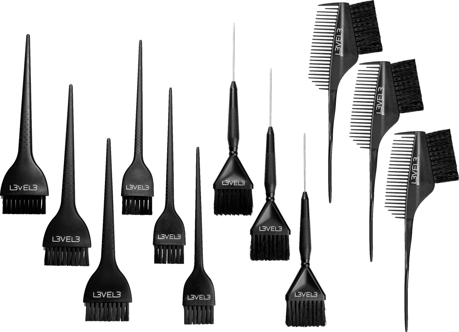  L3VEL3 Color Brush Set Pack of 12 