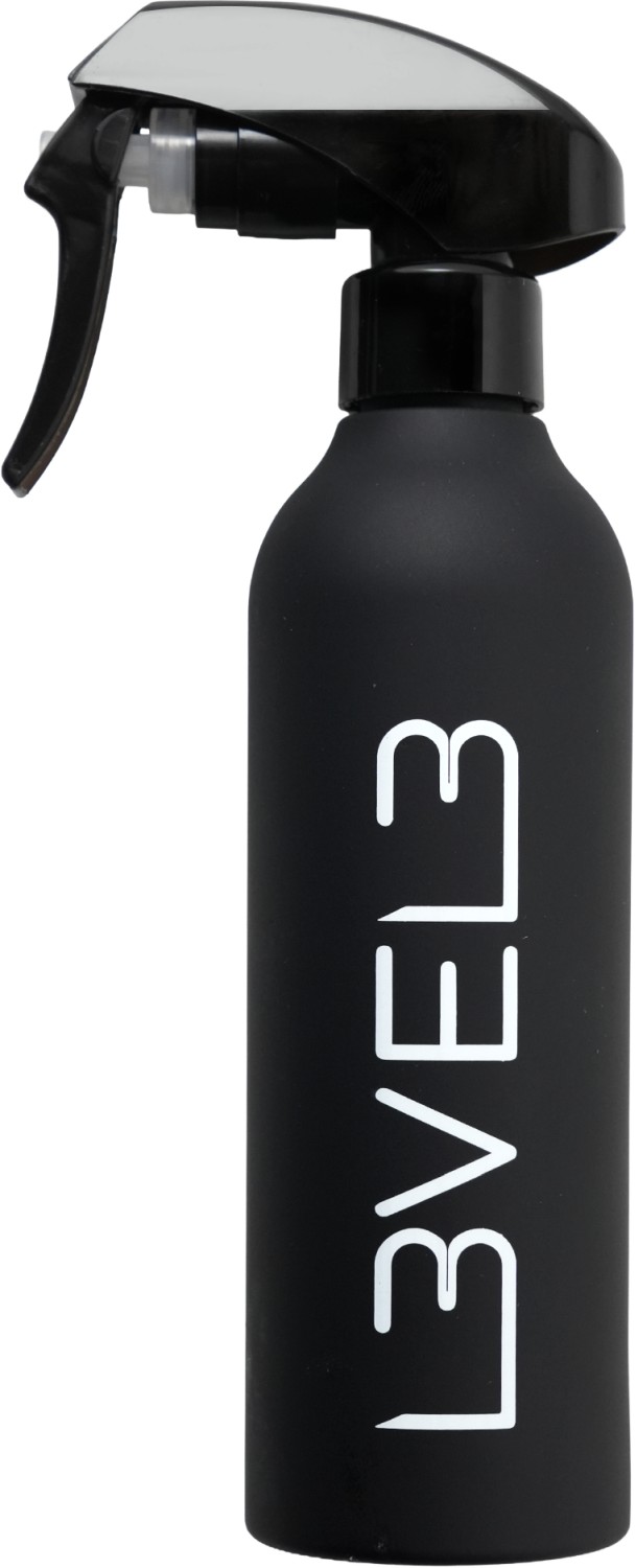  L3VEL3 Rubberized Spray Bottle Black 