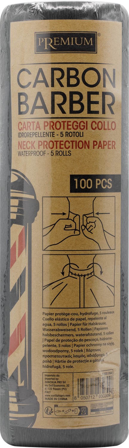  XanitaliaPro Carbon Barber Neck Protection Paper Strips 