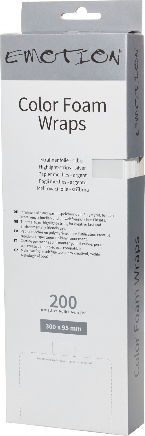  Efalock Emotion Color Foam Wraps 30 cm Silver 