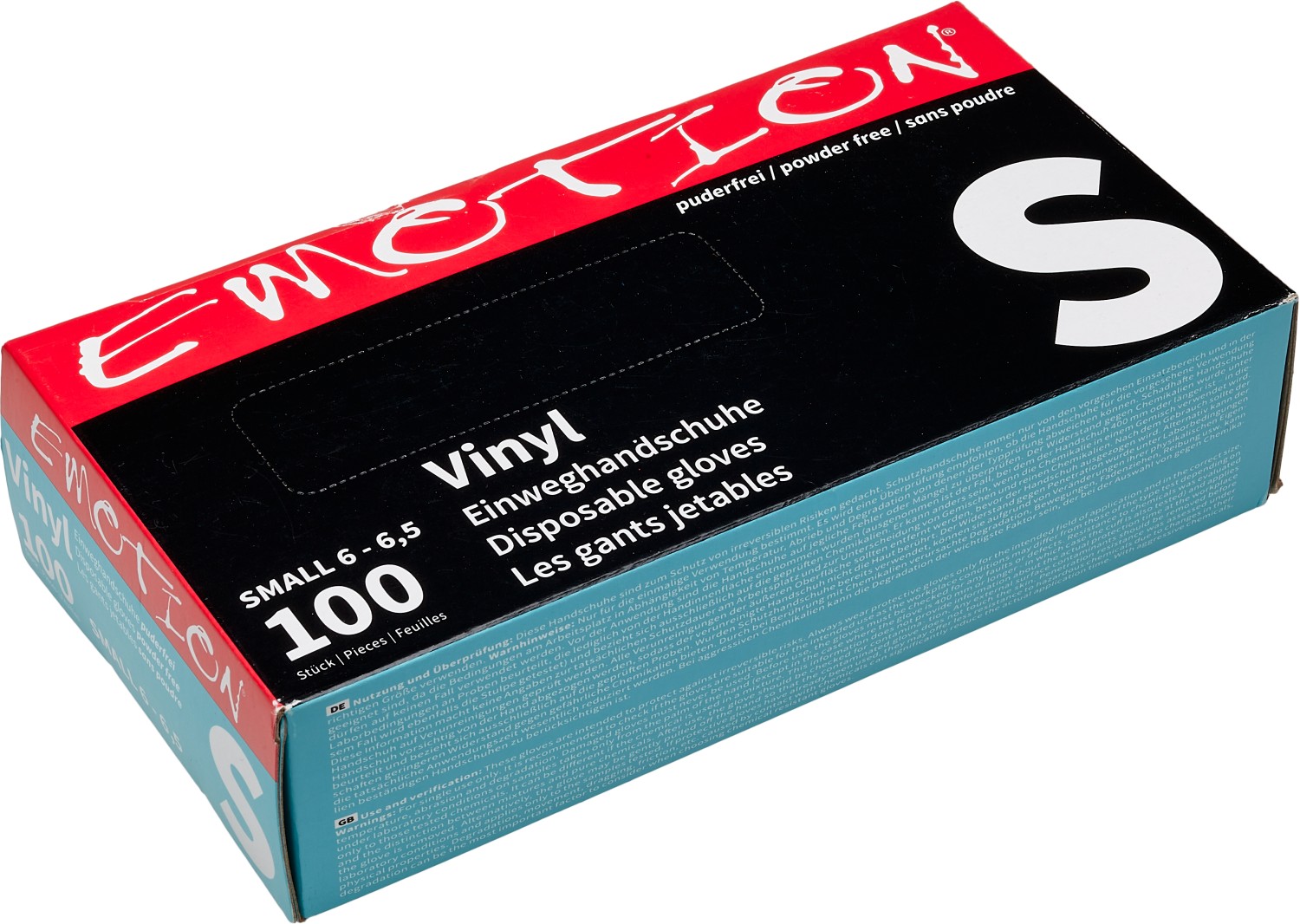  Efalock Emotion Vinyl Gloves black S 