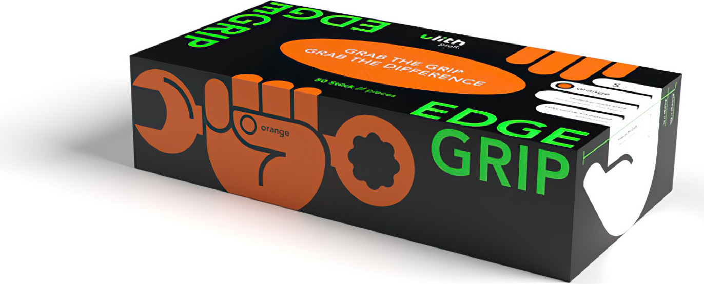  Ulith nitrile disposable gloves S orange 