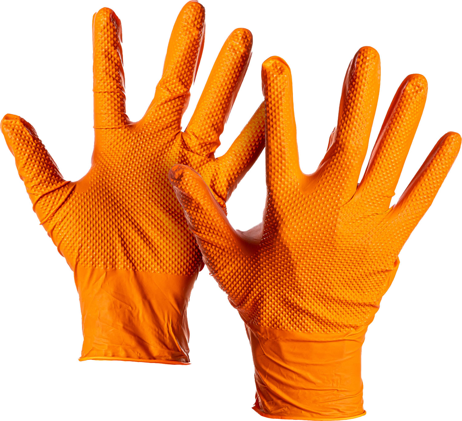  Ulith nitrile disposable gloves M orange 