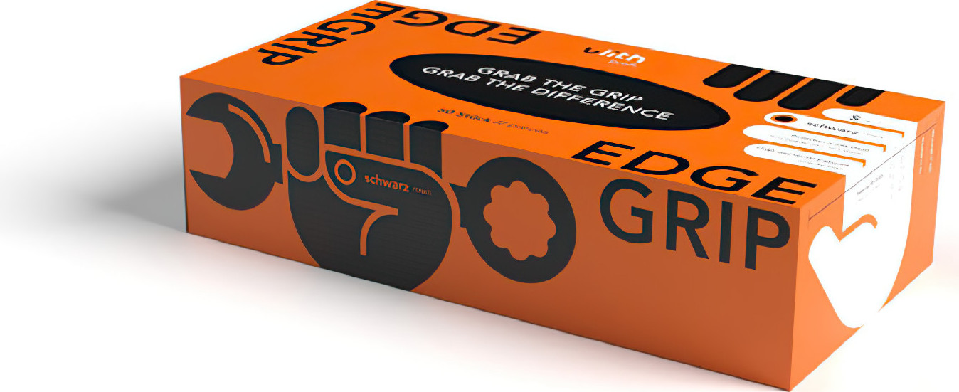  Ulith nitrile disposable gloves XL black 