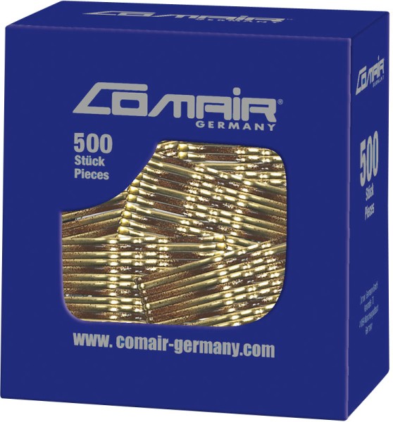  Comair Hair clips &ldquo;Pretty Fashion&ldquo; 24 pieces gold 