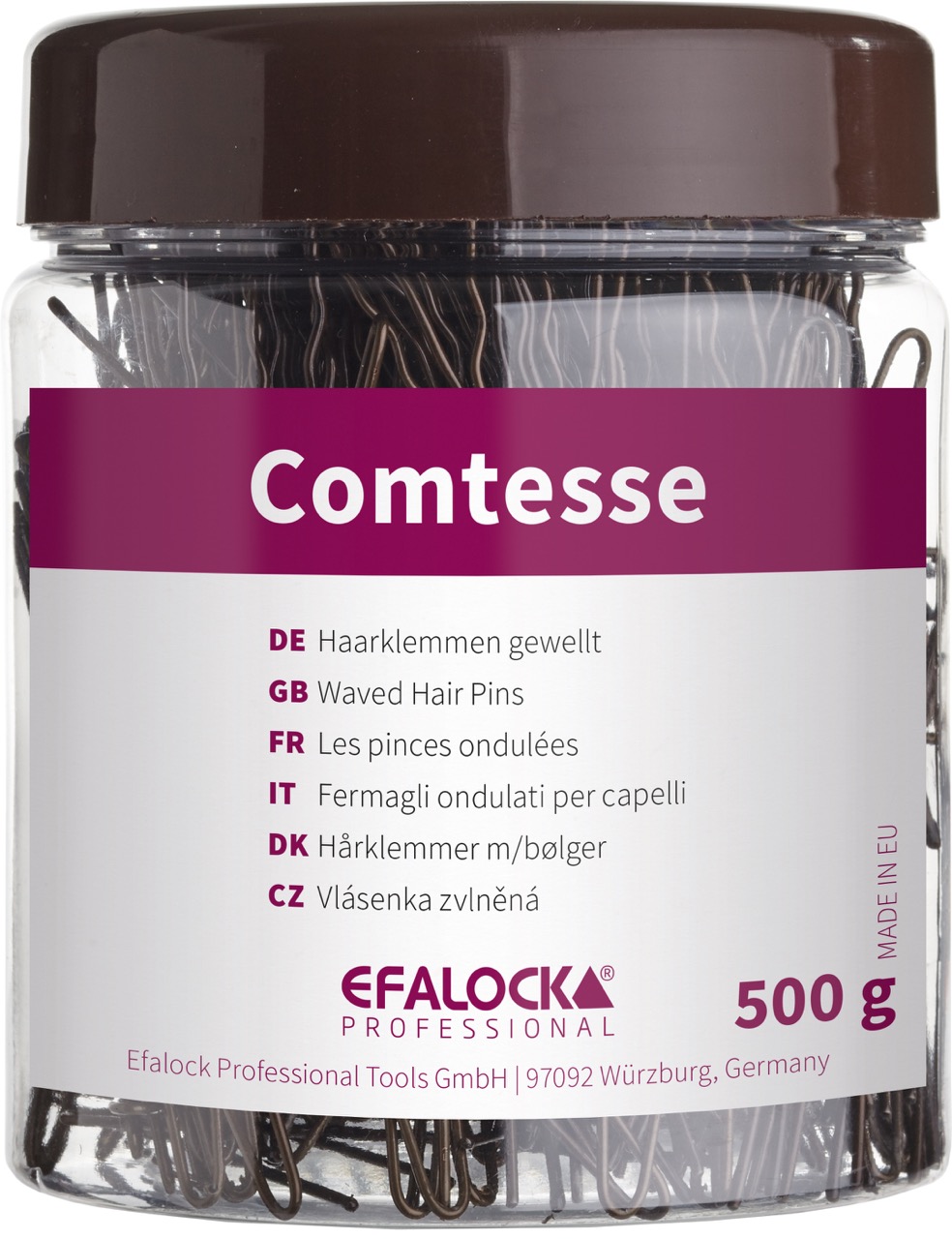  Efalock Comtesse 7cm - 500g - brown 