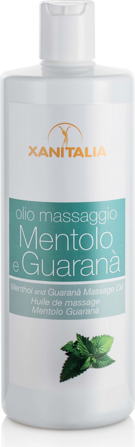  XanitaliaPro Massage oil with menthol and guaran&agrave; 500 ml 