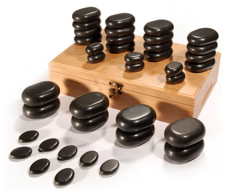  Sibel Hot Stone Massage Set with 36 Basalt Stones 